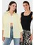 Streç Pamuklu Oversize Fit 2' Li Paket Gömlek-Atlet Set Bayan Gömlek-Atlet Set 67810014979S2 1