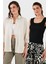 Streç Pamuklu Oversize Fit 2' Li Paket Gömlek-Atlet Set Bayan Gömlek-Atlet Set 67810014979S2 1