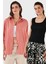 Streç Pamuklu Oversize Fit 2' Li Paket Gömlek-Atlet Set Bayan Gömlek-Atlet Set 67810014979S2 1