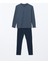 Yeni Sezon Standart Kalip Erkek Pijama Takimi - S5LM67Z8 5