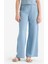 Yeni Sezon Kız Çocuk Wide Leg Geniş Bol Paça Beli Lastikli Eşofman Altı 1
