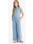 Yeni Sezon Kız Çocuk Wide Leg Geniş Bol Paça Beli Lastikli Eşofman Altı 4