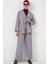 Kadın Ayrobin Kimono Pantolon Ikili Takım 6739 - Gri 1