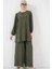 Ayrobin Tunik Pantolon Alt Üst Takım 6712 - Haki 3