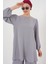 Ayrobin Tunik Pantolon Alt Üst Takım 6712 - Gri 3