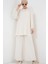 Ayrobin Tunik Pantolon Alt Üst Takım 6712 - Ekru 1