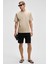Catwalk Erkek %100 Pamuk Regular Fit Bej T-Shirt 5