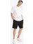 Yeni Sezon Slim Fit Dar Kesim Cepli Pamuklu Basic Düz Bermuda Şort 2