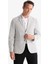 Yeni Sezon Slim Fit Dar Kesim Yarım Astar Blazer Ceket 3