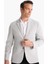 Yeni Sezon Slim Fit Dar Kesim Yarım Astar Blazer Ceket 4