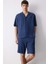 Relax Fit Polo Yaka Pamuklu Yazlık Kısa Kollu Gömlek D8875AX25SM 1