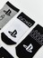 Yeni Sezon Playstation Desenli Erkek Cocuk Patik Corap 5'li - S5AA66Z4 3
