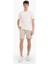 Yeni Sezon Regular Fit Dokulu Basic Düz Bermuda Şort 1