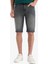 Yeni Sezon Regular Fit Jean Bermuda Şort 1