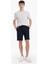 Yeni Sezon Regular Fit Dokulu Basic Düz Bermuda Şort 1