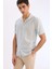 Yeni Sezon Modern Fit Yazlık Polo Yaka Basic Düz Kısa Kollu Gömlek 1