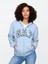 Kadın Mavi Gap Logo Fleece Fermuarlı Sweatshirt 1