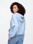 Kadın Mavi Gap Logo Fleece Fermuarlı Sweatshirt 5