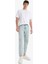 Yeni Sezon %100 Pamuk 90's Slim Fit Dar Kalıp Yüksek Bel Dar Paça Jean Yıkamalı Pantolon 3