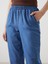 Yeni Sezon Beli Lastikli Kadin Jean Kapri - S5PD43Z8 3