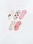 Yeni Sezon Ayi Teddy Desenli Kiz Cocuk Patik Corap 5'li - S58770Z4 1