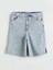 Yeni Sezon Beli Kemerli Kadin Jean Sort - S5GP82Z8 5