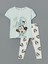 Yeni Sezon Minnie Mouse Baskili Kiz Bebek Pijama Takim - S5CM13Z1 1