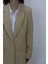 Fistan Store Kadın Camel Klasik Kesim Normal Kalıp Çift Düğme Yazlık Uzun Battal Blazer Ceket 2