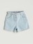 Yeni Sezon Basic Kiz Cocuk Denim Gorunumlu Sort - S5OI68Z1 1