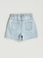 Yeni Sezon Basic Kiz Cocuk Denim Gorunumlu Sort - S5OI68Z1 3