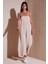 Gelirr 7019 Askılı Bahçivan Tulum - Krem 1