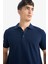Regular Fit Polo Yaka Basic Düz Kısa Kollu Pike Tişört M7676AZ25SM 4