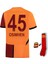 Galatasaray Forma 2024/2025 Sezon V.osimhen 45 Numara Sarı Kırmızı Yetişkin Futbol Forması Bileklik ve Tozluk Dahil 88ERT 1