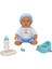 Bebelou Tuvalet Zamanı Sesli Bebek Seti 32 cm 30738 Mavi 1