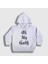 Unisex Çocuk Beyaz Oh My Goth Kapüşonlu Sweatshirt 1