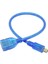 Mini USB Otg Kablo 5 Pin Otg Kablo Oto Teyp Flash Bellek Kablosu 3