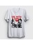 Unisex Beyaz Die With A Smile Bruno Mars Lady Gaga T-Shirt 1