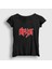 Kadın Siyah Logo Band Aria Rock Müzik T-Shirt 1