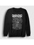 Unisex Siyah Skull Müzik Babymetal Sweatshirt 1