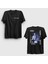 Unisex Siyah Tour Fred Again Sırt Baskılı T-Shirt 1