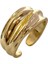 Lunex Stylish Gold Yüzük 4