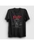 Unisex Siyah Hourglass Metal Savatage T-Shirt 1