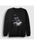 Unisex Siyah Nina V2 Black Swan Bale Balerin Sweatshirt 1
