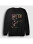 Unisex Siyah Satch Gitarist Hediye Joe Satriani Sweatshirt 1