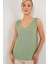 V Yaka Sıfır Kol Bluz 950 - Çağla 4