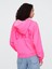 Kadın Pembe Relaxed Gap Logo Fleece Sweatshirt 2