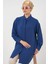 Kadın Uzun Gömlek Tunik 5945 - Indigo 3