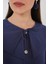 Kadın Bebe Yaka Uzun Tunik 5967 - Indigo 5