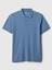 Erkek Mavi Pique Polo Yaka T-Shirt 2
