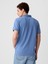 Erkek Mavi Pique Polo Yaka T-Shirt 4